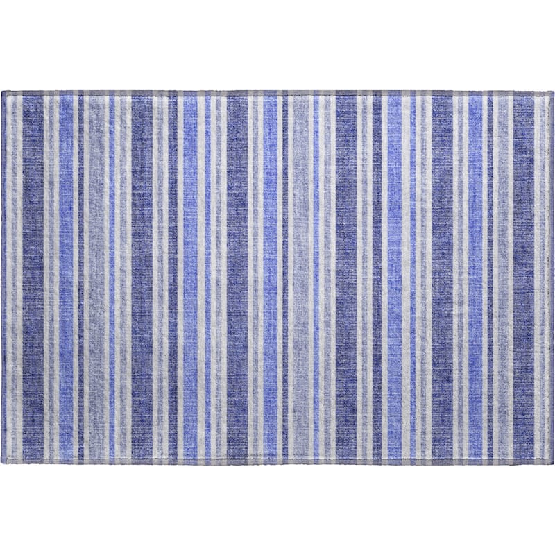 Premium Washable Super Soft Modern Cabana Stripe Mayfield Rug