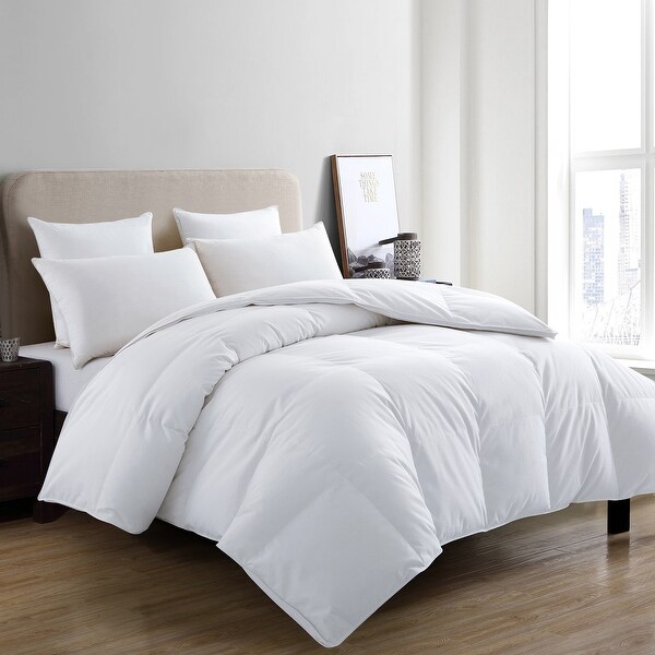 white feather blanket