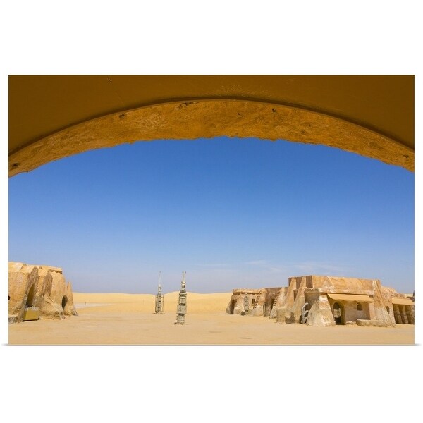 "Ong El Jemel, shooting site of movie "Star Wars"" Poster Print