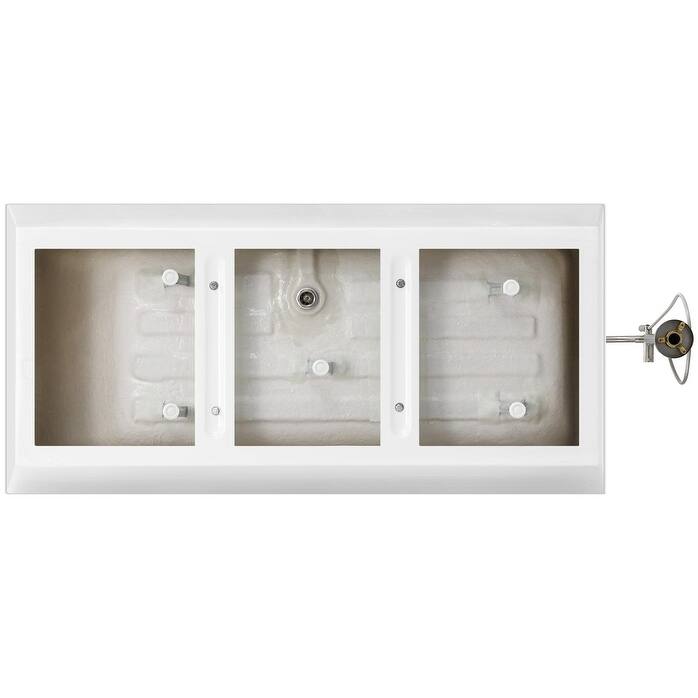 Ove Decors 15BKH-TERR70-SATMO Terra 70" Free Standing Acrylic Soaking