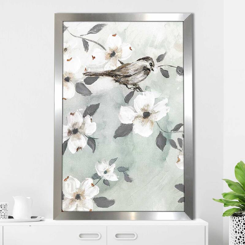 "Spring Solo Serenade II (Vertical)" by Nan Print on Acrylic