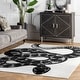 preview thumbnail 5 of 29, Nuloom Leopold Serpent Area Rug 2' x 3' - Black & Off-White - Rectangle