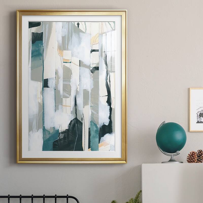 Sea Cavern Strata I Premium Framed Print - Ready to Hang