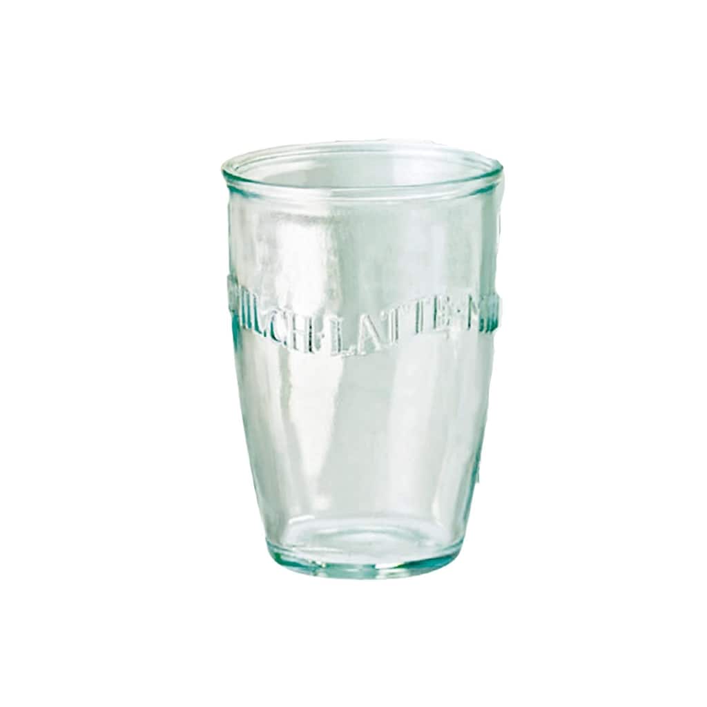 Amici Home Italian Recycled Green Euro Milk Glass - 13 Oz.