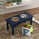 preview thumbnail 54 of 70, Elevated Pet Feeder with Stainless Steel Bowls - N/A
