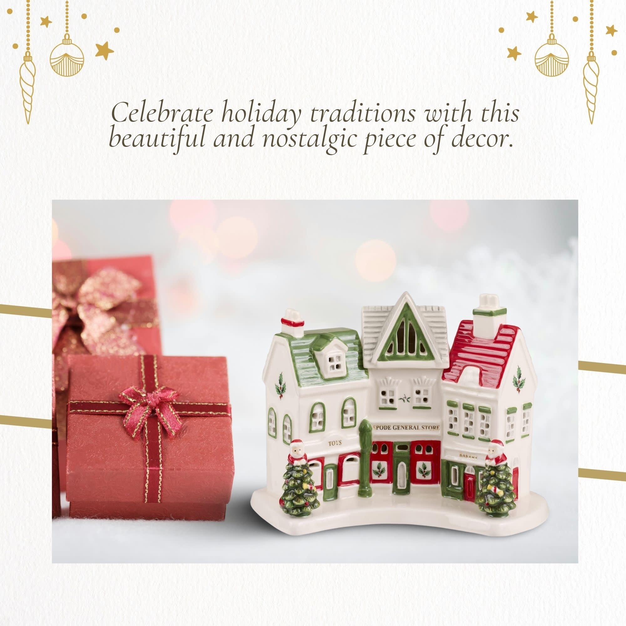 Spode Christmas Tree Village Shoppes - 7.9