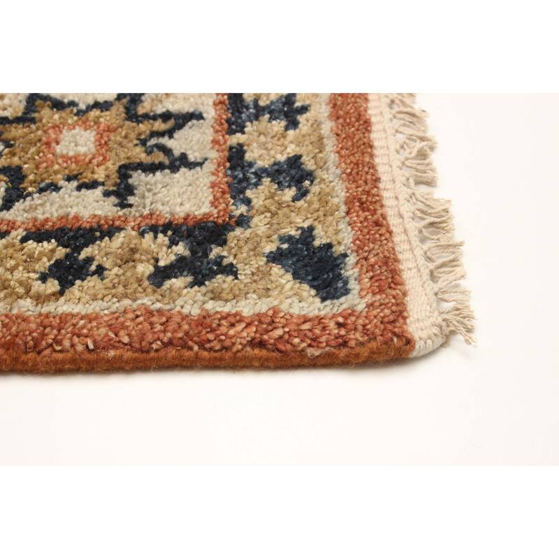 ECARPETGALLERY Hand-knotted Jules Serapi Copper Wool Rug - 5'4 x 8'0