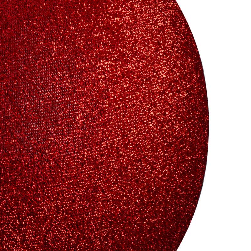 Tinsel Inflatable Christmas Ball Ornament Commercial Decor 27.5" Red