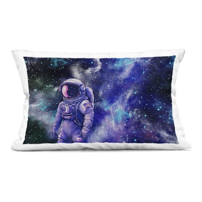 Stupell Astronaut Lost in Space Decorative Printed Throw Pillow Design by Jesse Keith