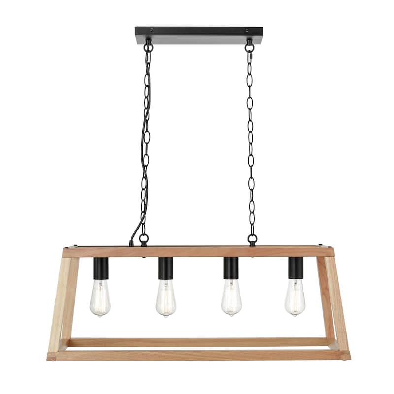 Light Society Bristol Wood Pendant Lamp