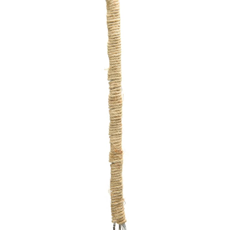 Glass & Mango Wood Pendant Light