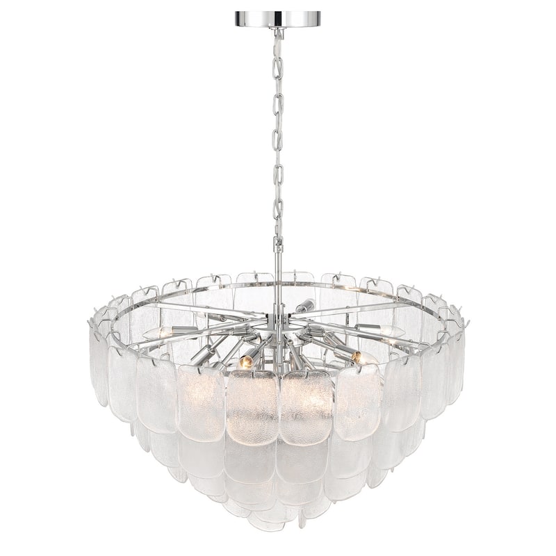 Artcraft Bianca Chandelier - Polished Nickel