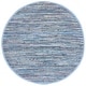 preview thumbnail 71 of 82, SAFAVIEH Handmade Rag Rug Bookem Casual Stripe Cotton Rug with Fringe 6' Round - Blue/Multi - Round