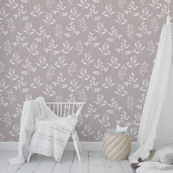 Shop Emily Purple Peel And Stick Wallpaper By Kavka Designs 2 X