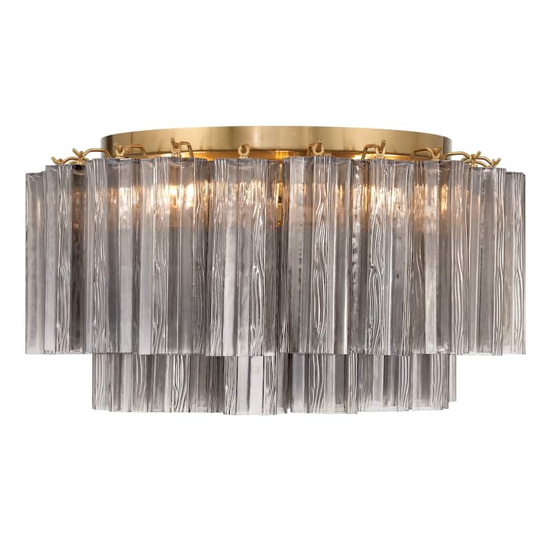 Crystorama Lighting Group ADD-321-SM Addis 7 Light 23" Wide Flush