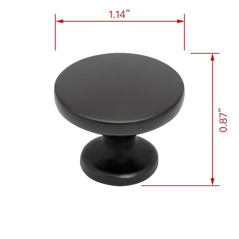 Utopia Alley Emme Cabinet Ring Pull Knob - Decorative Cabinet Drop Pull Knobs, Drawer Knobs 1.14"
