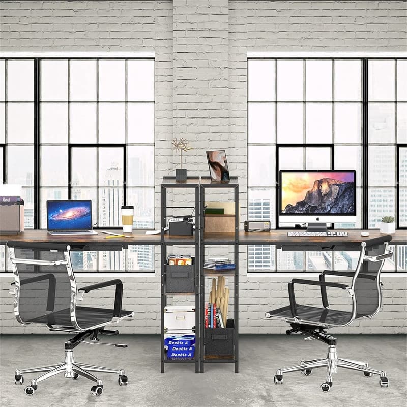 Mission Desk with Side Shelf