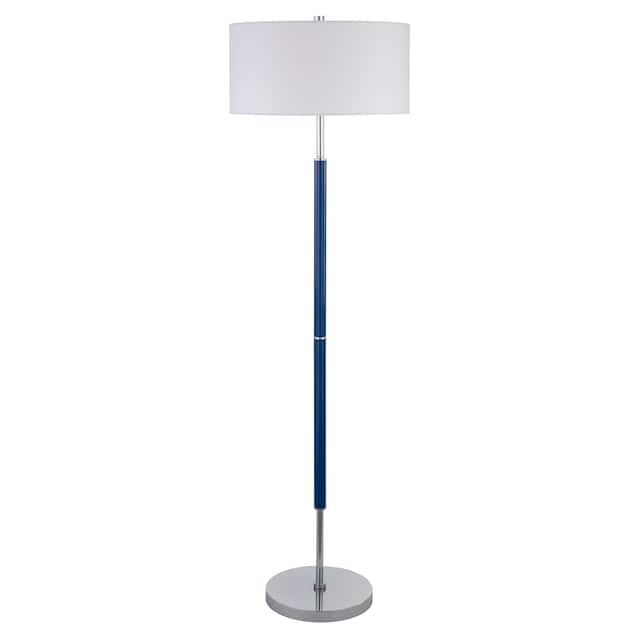 Silver Orchid Gotho Pedestal Contemporary Floor Lamp