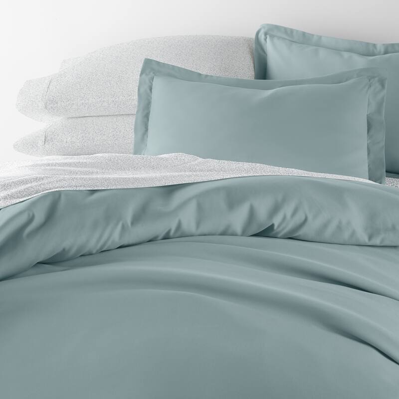 8pc Solid Duvet Bundle - Distressed Vine - Full