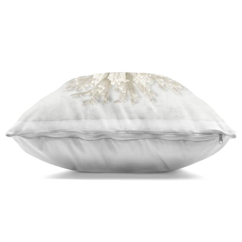 Stupell Natural Round Coral Decorative Printed Throw Pillow Design by Caroline Kelly