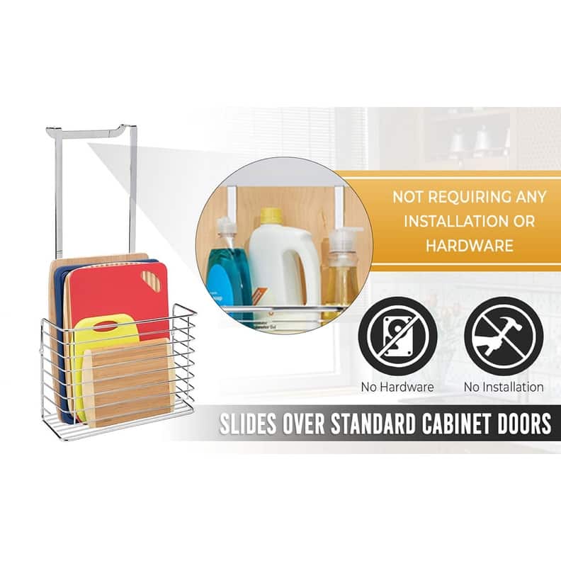 Ybmhome Over the Door Storage Basket Kitchen Cabinet Organization