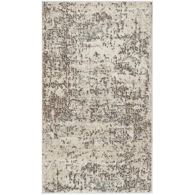 Nourison Concerto Indoor only Abstract Area Rug - Ivory/Beige - 2' 2" x 3' 9"