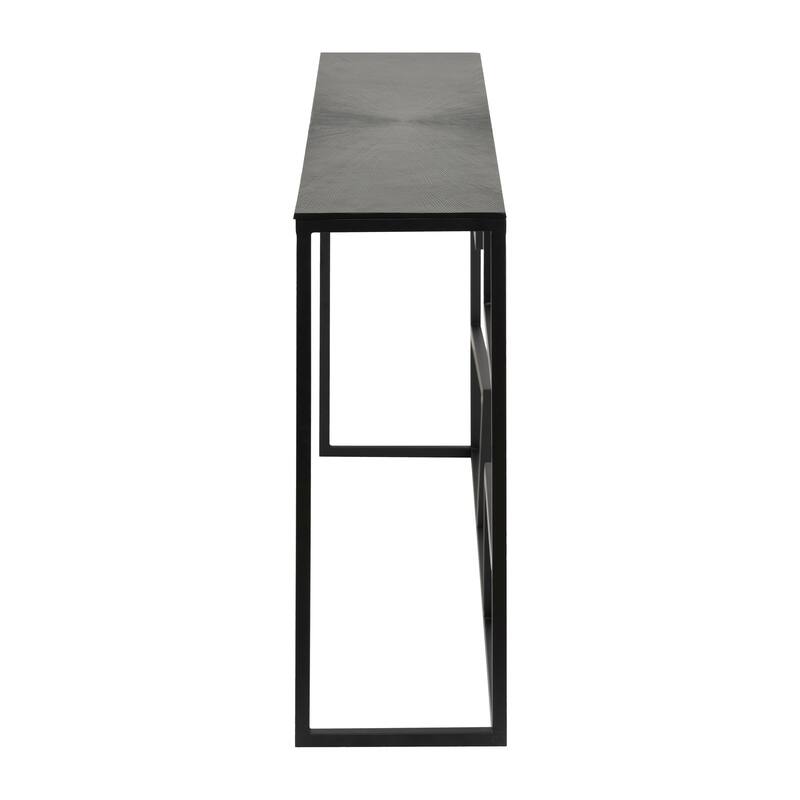 Elk Home Aperio Black Metal 46 Inch Wide Console Table
