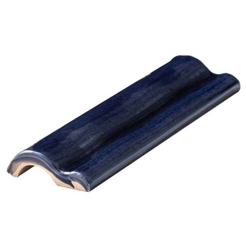 Talavera 2in x 6in Ceramic Chair Rail Wall Tile