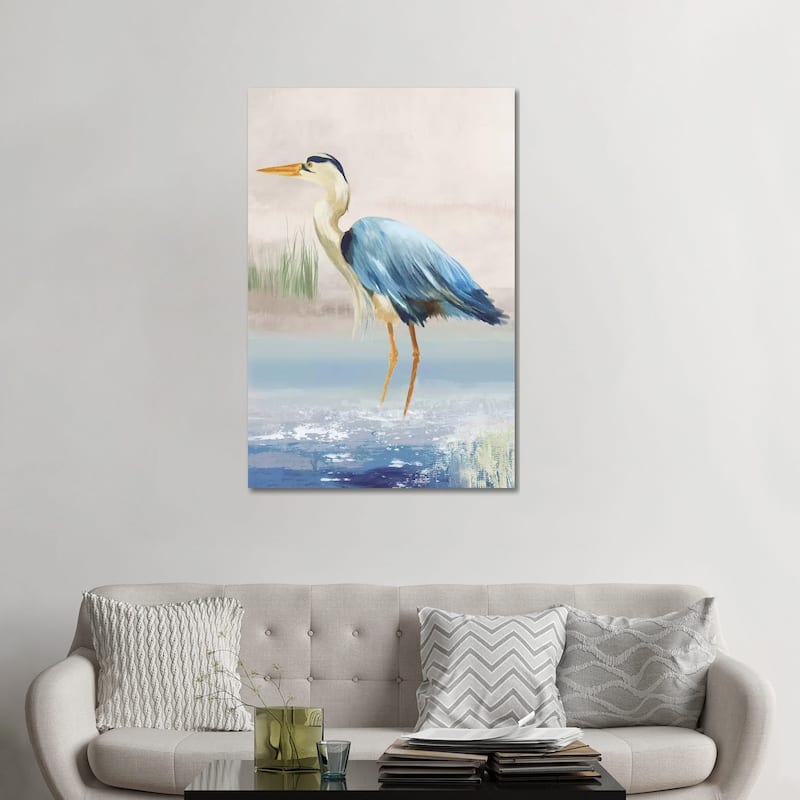 iCanvas "Heron On The Beach II" by Aimee Wilson Canvas Print - 48x32x1.5
