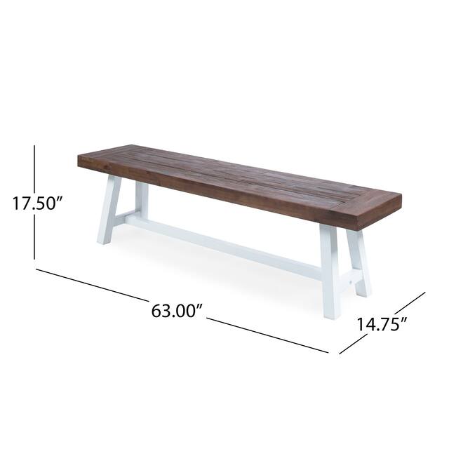 Carlisle Acacia Outdoor 3-piece Dining Set by Christopher Knight Home