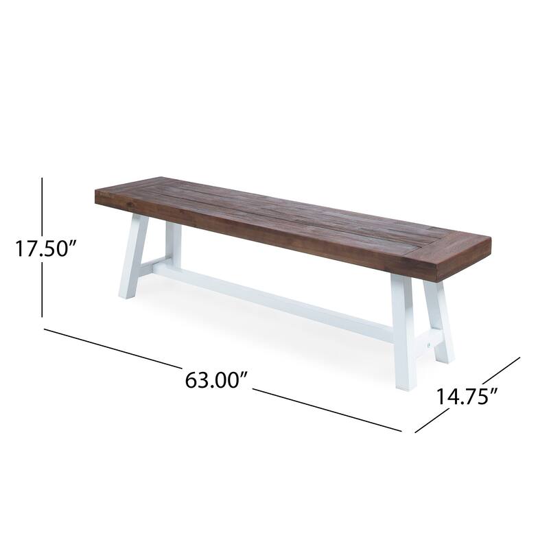 Carlisle Acacia Outdoor 3-piece Dining Set by Christopher Knight Home