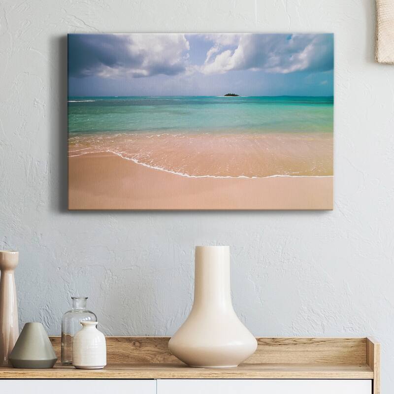 Clear Beach Premium Gallery Wrapped Canvas - Ready to Hang