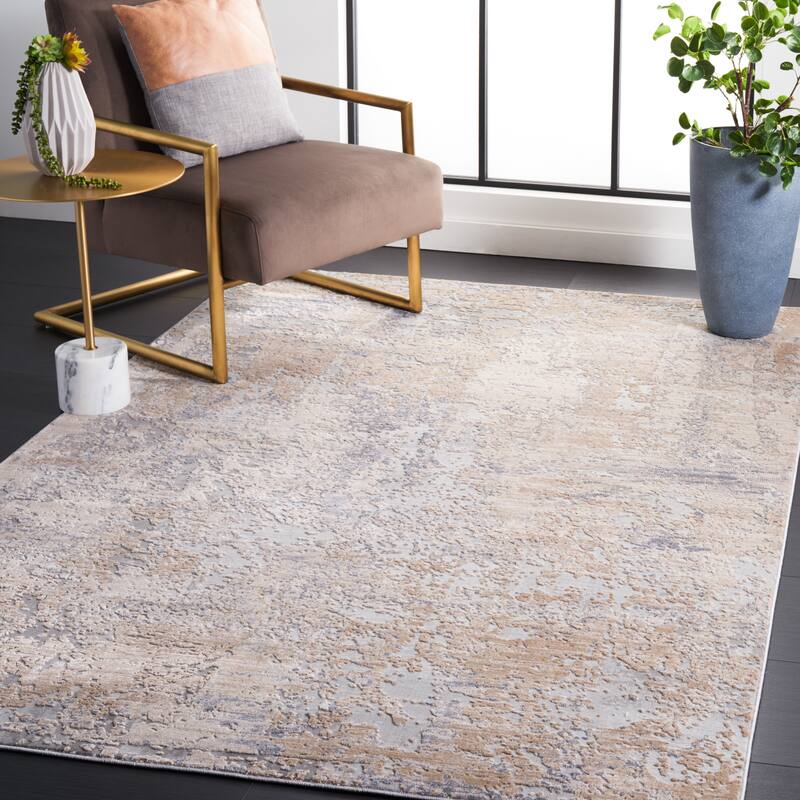 SAFAVIEH Invista Angelia Contemporary Rug - 8' x 10' - Grey/Cream