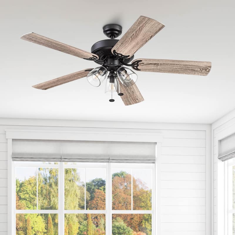 52" Prominence Home Saybrook Indoor Ceiling Fan - Espresso Bronze