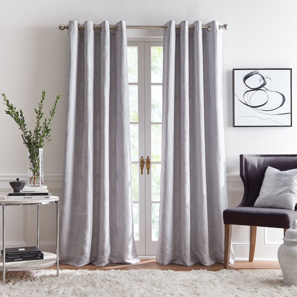 KARL LAGERFELD PARIS Ember Jacquard Curtain Panel Pair