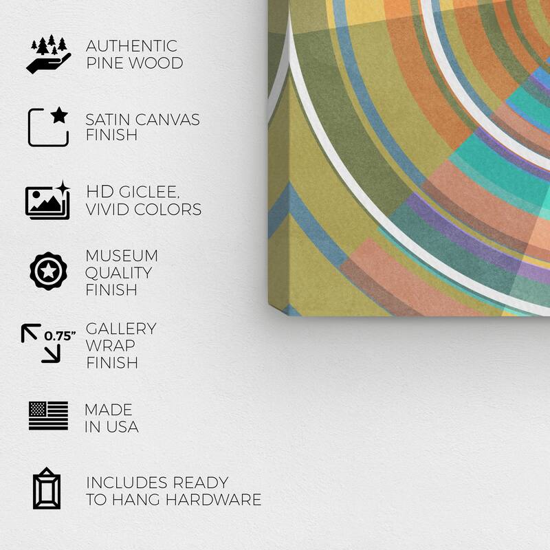 Wynwood Studio Canvas Abstract Swirling Passage Blue and Modern & Contemporary Wall Art Canvas Print