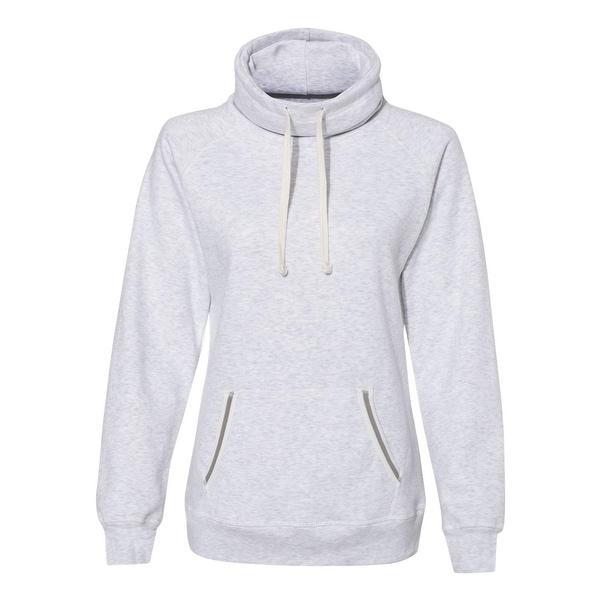 hoodie with cowl neck