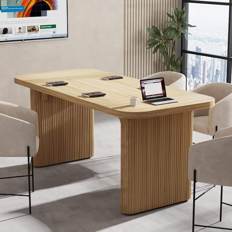 Modern Conference Table, Office Meeting Seminar Boardroom Table