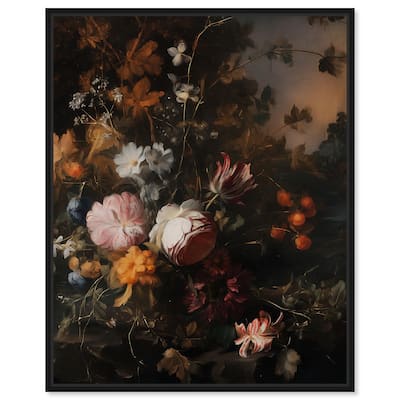 Shadowed Petal Secrets I Canvas by Art Remedy