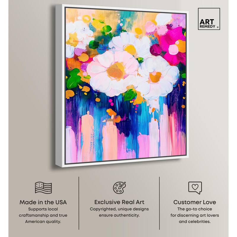 Contrast of Purity II Canvas by Art Remedy
