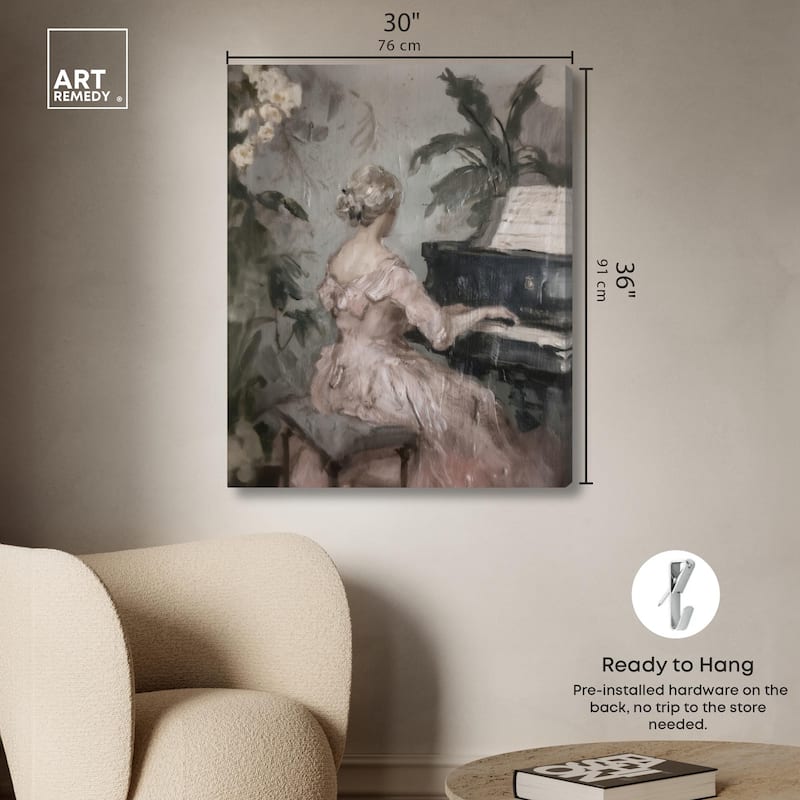Soft Music Canvas by Art Remedy, Gallery Wrapped