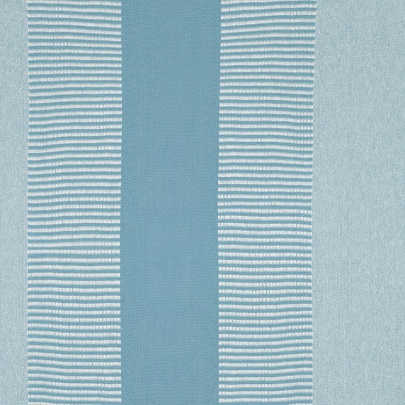 50" X 60" Blue Woven Cotton Striped Throw Blanket with Tassels