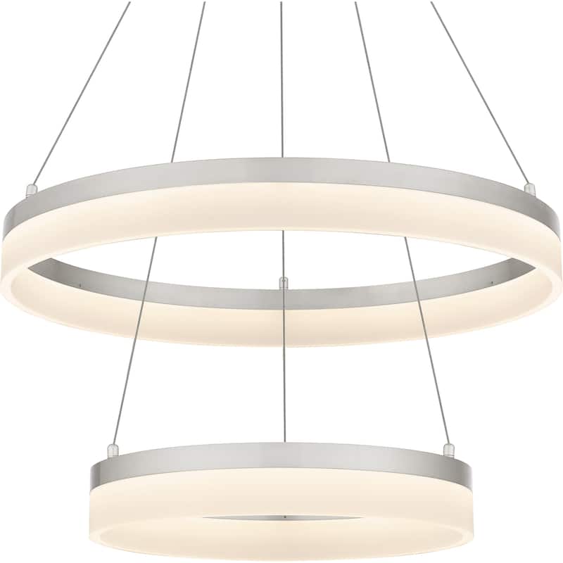 Cohen Integrated LED Brushed Nickel Pendant Light