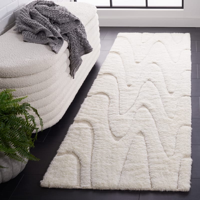 SAFAVIEH Handmade Manhattan Alberdine Modern Wool Rug