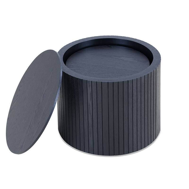 2pcs/set Nested Table Set Handcrafted Round Coffee Table For Living Room Lounge Area Home Office