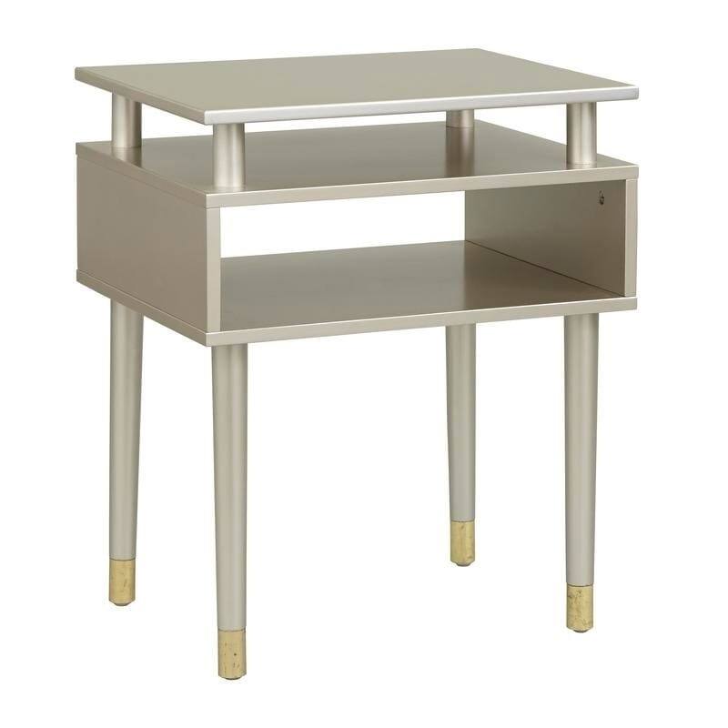 Simple Living Margo Mid-Century End Table - Champagne Gold