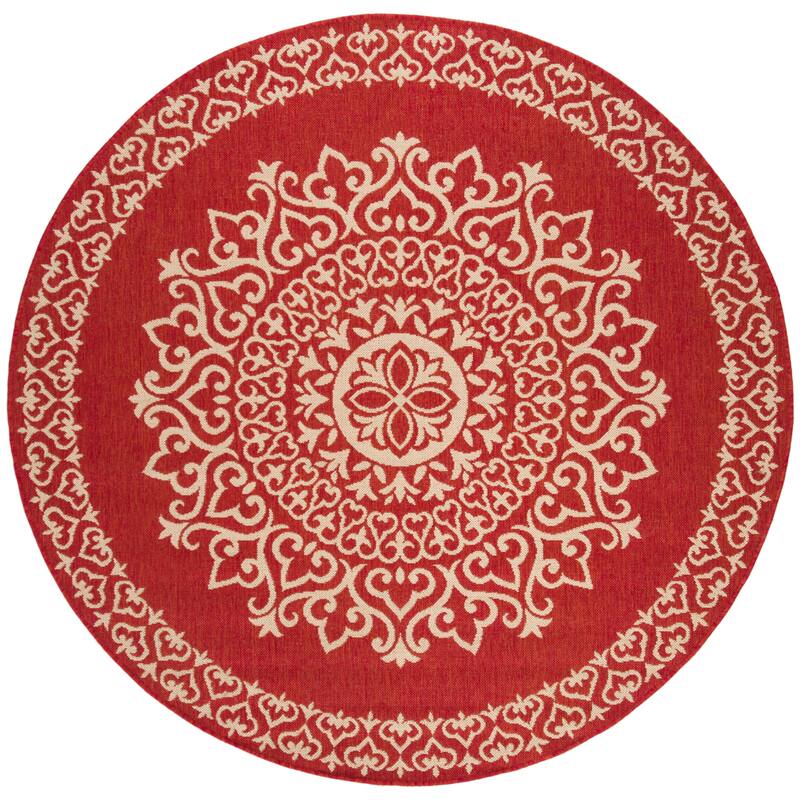 SAFAVIEH Beach House Angelien Indoor/ Outdoor Waterproof Patio Backyard Rug