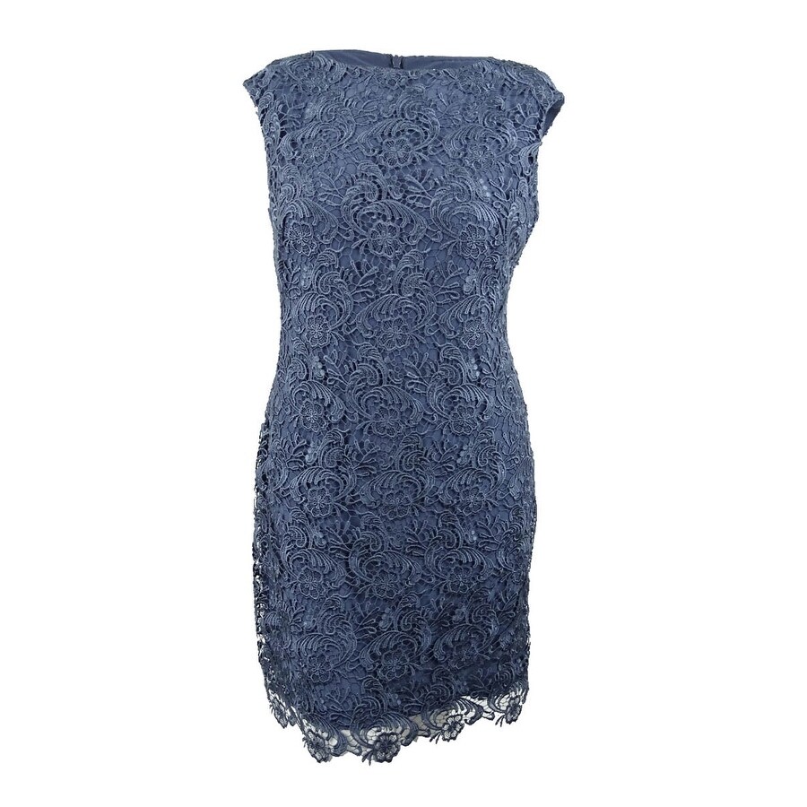 ralph lauren lace sheath dress