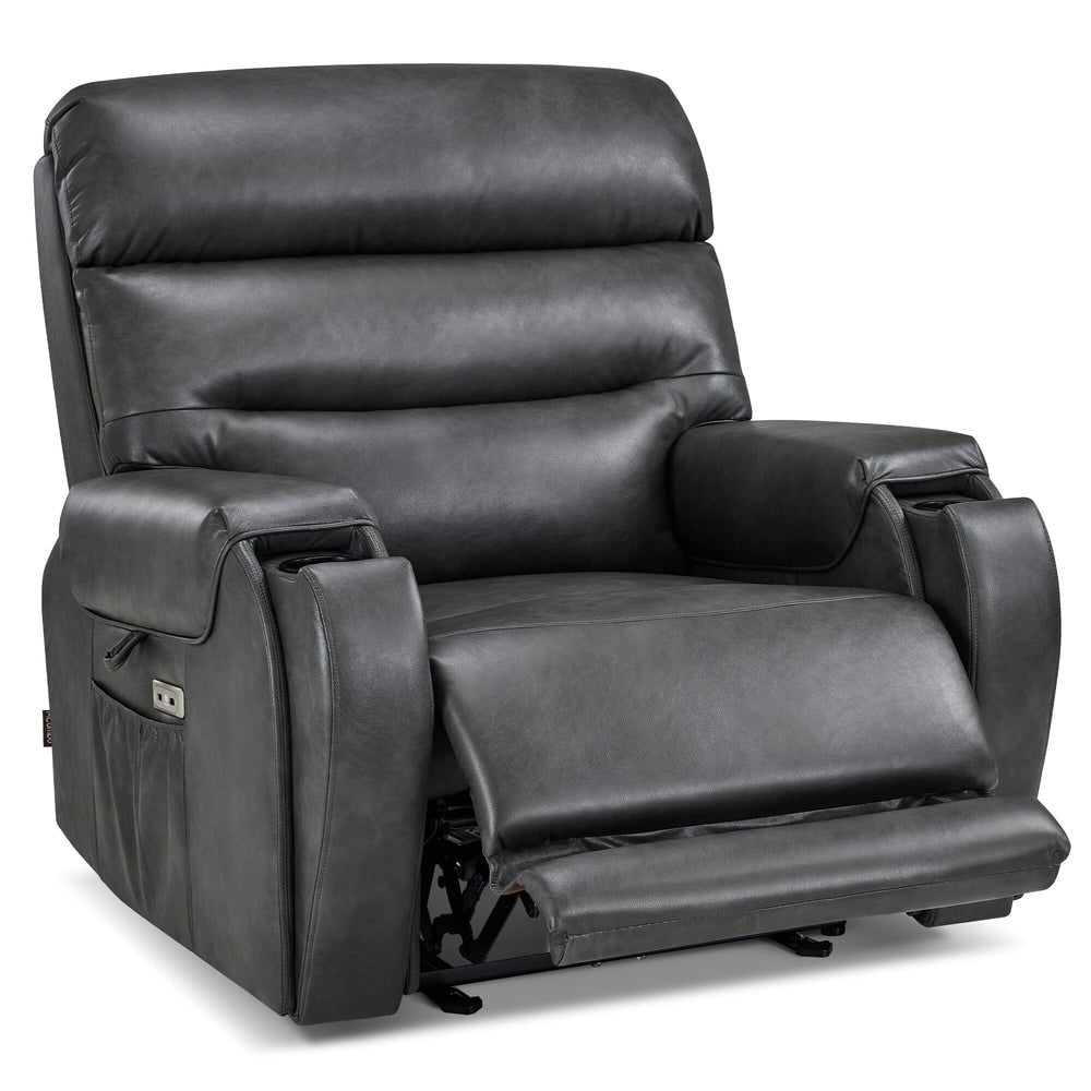 MCombo Oversized Power Recliner Chair with Adjustable Headrest, Zero Gravity Recliner with Heat & Vibration Massage