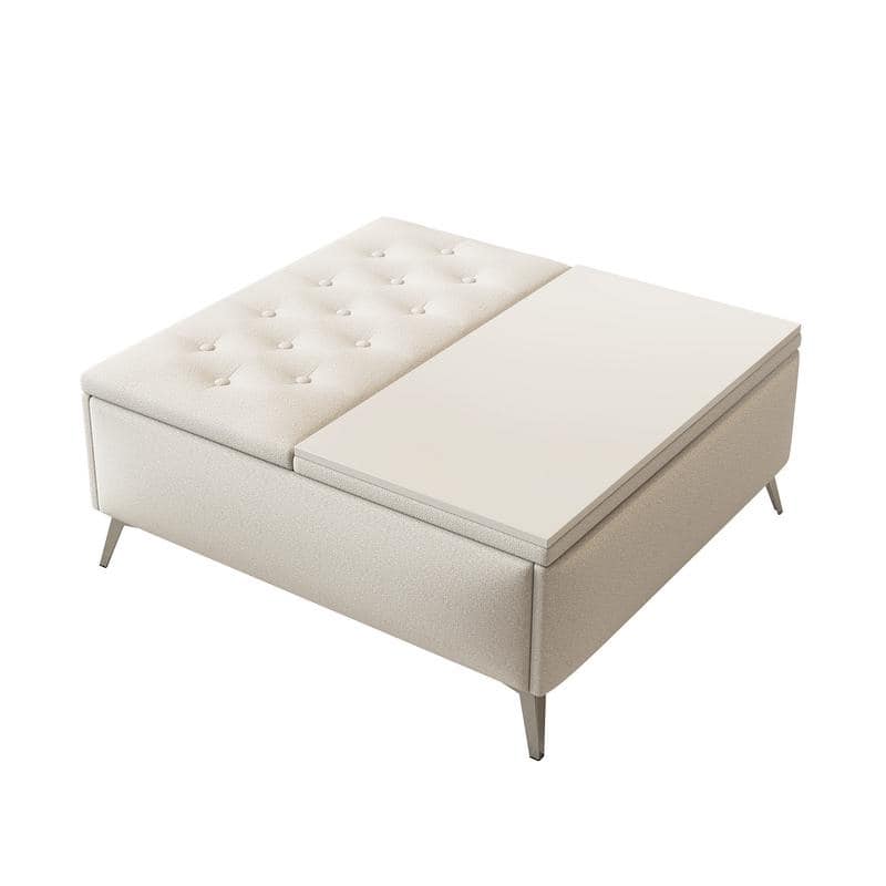 35 inch Wide Square storage benches Coffee Table